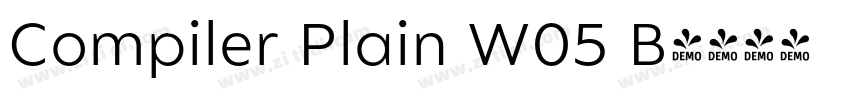 Compiler Plain W05 B字体转换